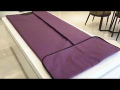 Purple velcro sauna blanket